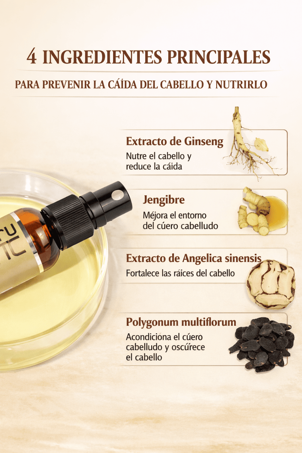 Purc Hair Growth Spray — Activa el Crecimiento Natural